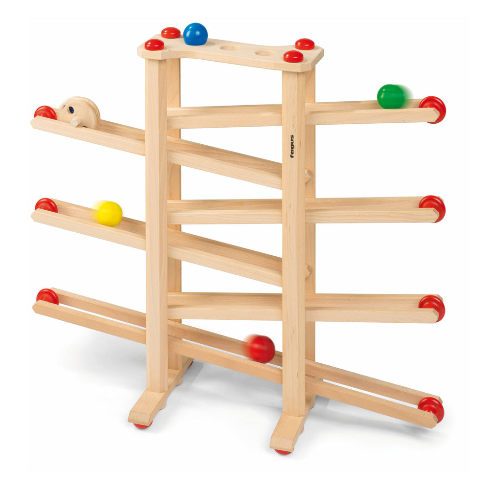 Fagus Handmade Wooden Marble Run XL Toy – Babipur