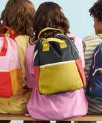 Fluf B-Pack Junior Organic Cotton Kids Backpack in a carbon cactus.