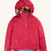 Frugi Rambler 3 in 1 Coat - Snapdragon/Flower Pop, with a removable fleece gilet in a retro flower print