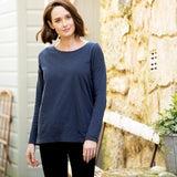 Frugi Adult Indigo Liliana Top