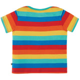 Frugi bobster Applique rainbow organic cotton tshirt