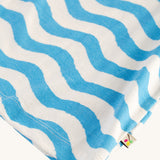 A closer view of the wave pattern on the Frugi Daisies Melody top