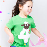 Frugi Sheep Magic Number T-Shirt 4-5 Years