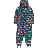 wearing the Frugi Children's Puddle Buster All In One - Tiger Time
