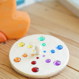 Glückskäfer Fantasy Sparkling Spinning Top pictured on a plain baclground