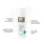 Info graphic featuring the Green People Scent Free 24 Hour Cream