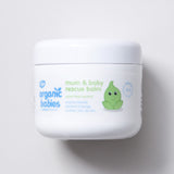 A tub of Organic Babies mum & baby   Scent Free rescue balm