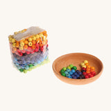 Grimm's 480 Coloured Beads 12mm