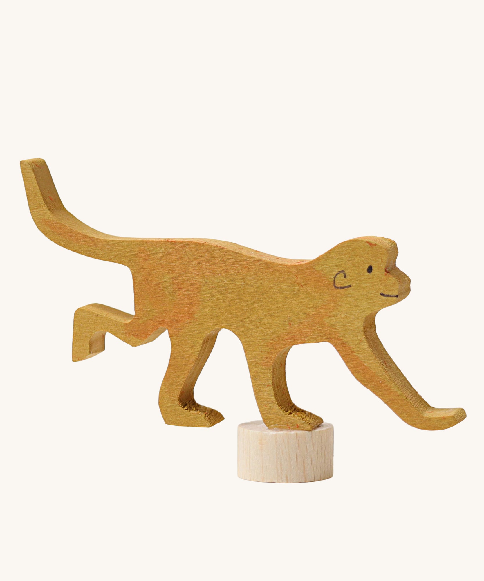 Grimm's Monkey Decorative Figure. A wide range of Waldorf inspired celebration rings and decorative figures are available at Babipur.