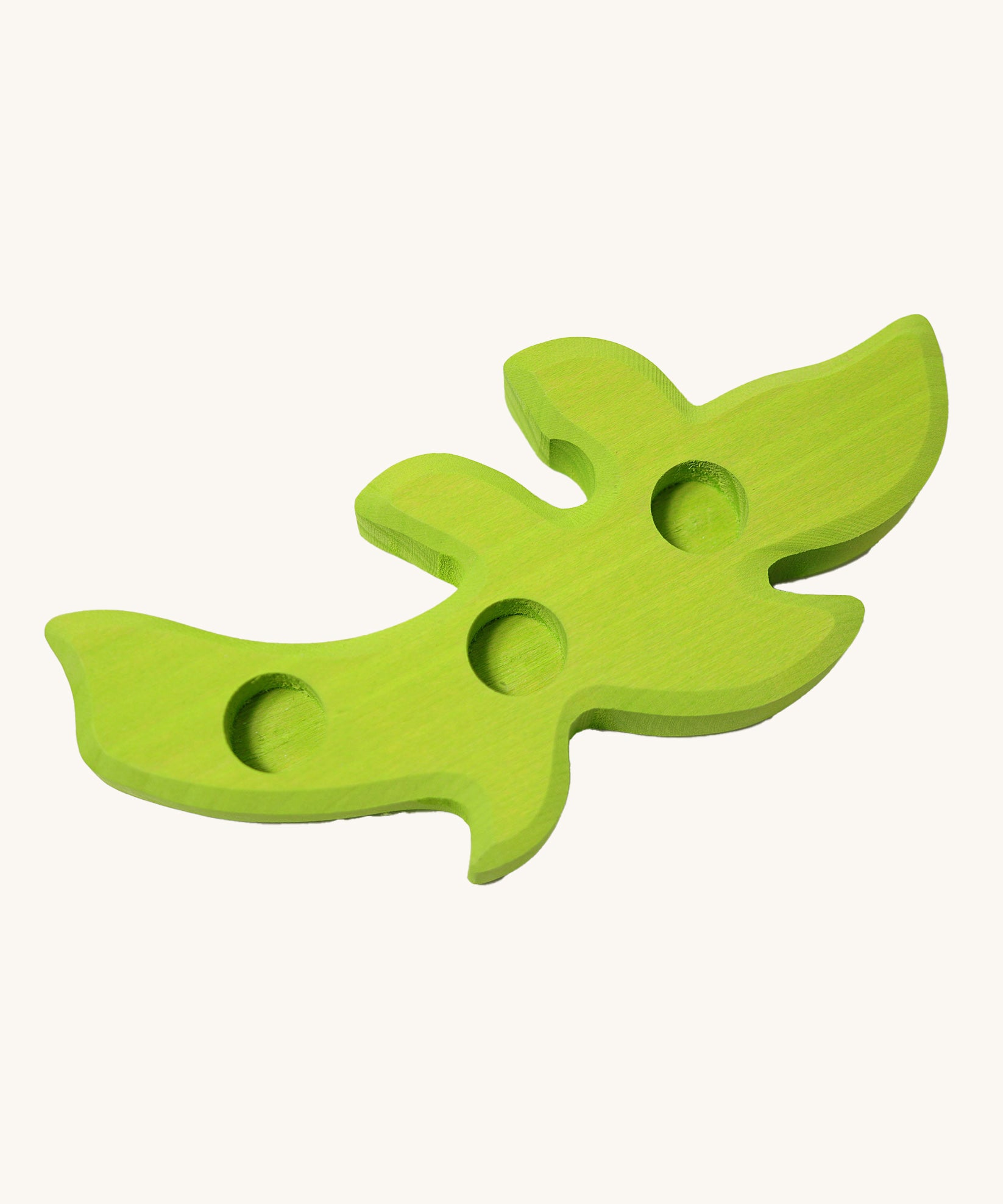 Grimm's light green branch celebration figure holder on a plain background.