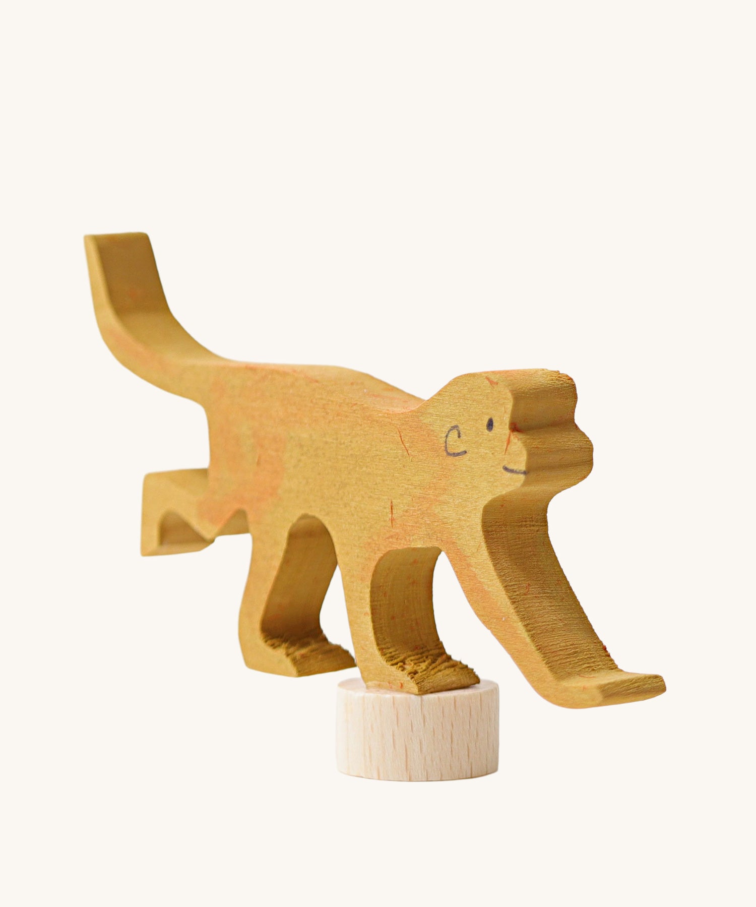 Grimm's Monkey Decorative Figure. A wide range of Waldorf inspired celebration rings and decorative figures are available at Babipur.