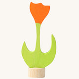 Grimm's Orange Tulip Decorative Figure. A wide range of Waldorf inspired celebration rings and decorative figures are available at Babipur.