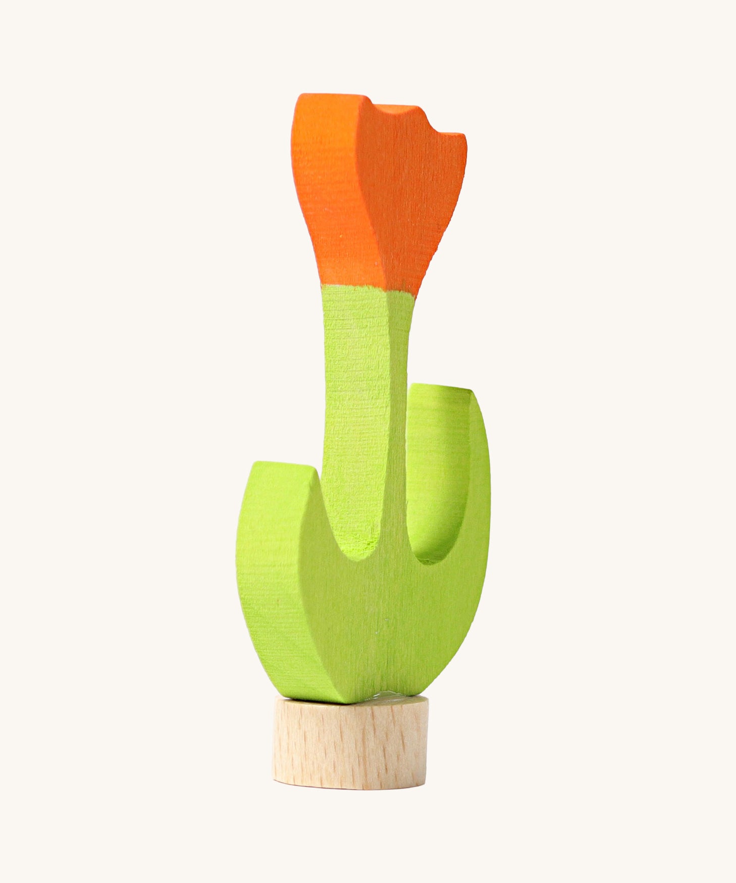 Grimm's Orange Tulip Decorative Figure. A wide range of Waldorf inspired celebration rings and decorative figures are available at Babipur.
