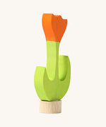 Grimm's Orange Tulip Decorative Figure. A wide range of Waldorf inspired celebration rings and decorative figures are available at Babipur.