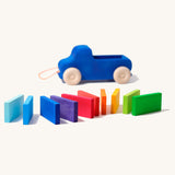 Grimm's Blue Truck Pull Toy