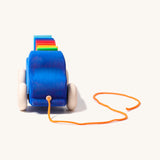 Grimm's Blue Truck Pull Toy