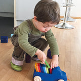 Grimm's Blue Truck Pull Toy