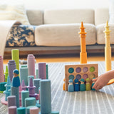 Grimm's Stacking Game Small Pastel Rollers