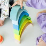 Grimm's 10-Piece Rainbow - Neon Green. Various sets of Grimm's Rainbows