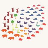 Grimm's Figures For Counting & Story Telling on a plain background.