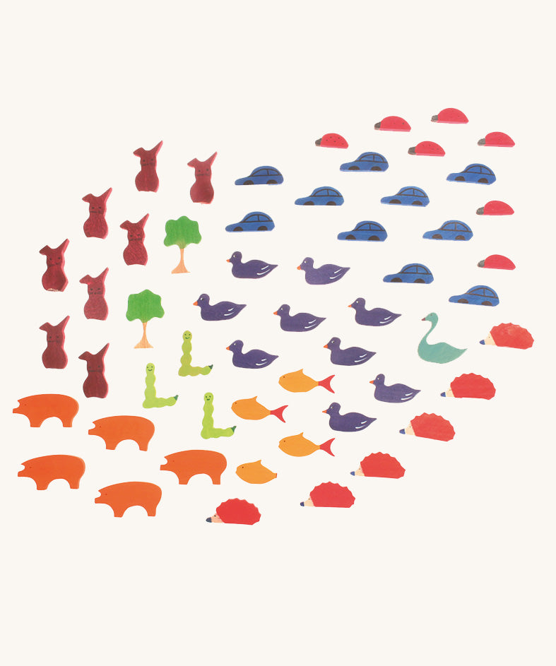 Grimm's Figures For Counting & Story Telling on a plain background.