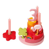 Grimm's Decorative Numbers Set 1-5 - Pink