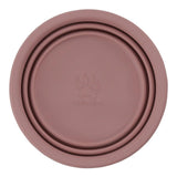 Hevea Dog Bowl On The Go - Old Rose