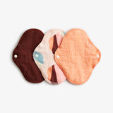 Imse Vimse Lot de 3 petites serviettes en flanelle de coton