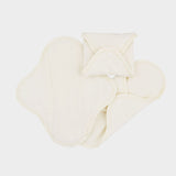 Imse Vimse Lot de 3 petites serviettes en flanelle de coton