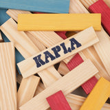 The natural, yellow, red and blue blocks from the 200 Summer colours set.