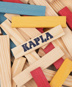 The natural, yellow, red and blue blocks from the 200 Summer colours set.