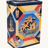 KAPLA Wooden Building Blocks 200 Box in Summer colours.