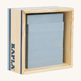 KAPLA 40 Grey Wooden Building Planks in their box.