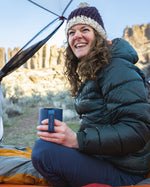 on the left is the Dark Denim Mug