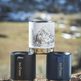 on a white background