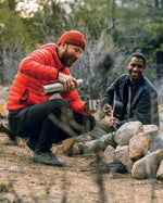 Klean kanteen 32oz/1000ml insulated stainless steel tkpro flask on a white background