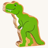 Lanka Kade T Rex Dinosaur wooden toy figure. These wooden toy figures are part of a huge range of Lanka Kade fair trade, wooden toys available here at Babipur.