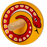 Lanka Kade Wooden Spinning Top - red snake