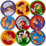 Lanka Kade Wooden Spinning Tops in 9 different designs