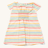 LGR Rainbow Striped Smocked Dress