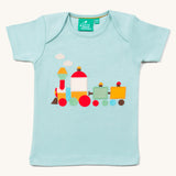 LGR T-Shirt Manche Courte Applique Petit Train