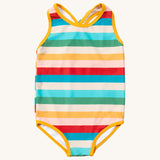 Maillot de bain Little Green Radicals - Rayures arc-en-ciel