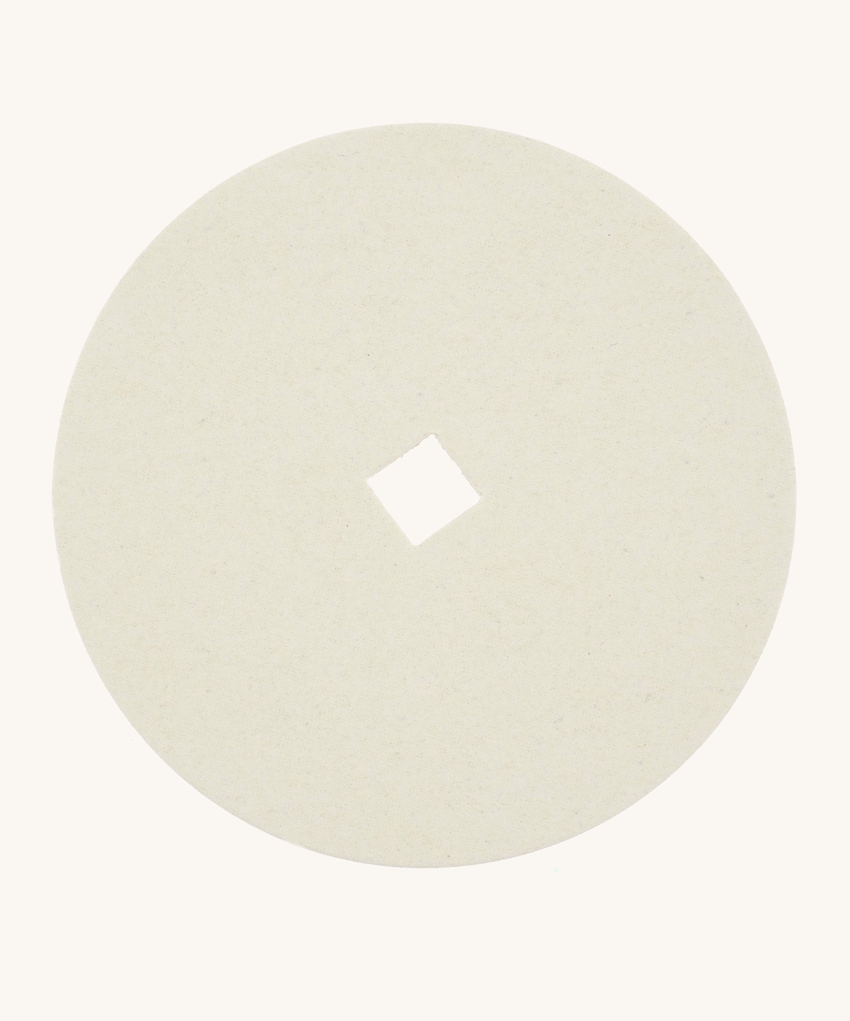 The Mader blank replacement cardboard disc for the 'So And So' DIY spinning top.