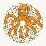 The 'paint by dots' design cardboard panel to go on the Mader wooden spinning top.