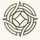 The DIY 'wattle' design cardboard panel to go on the Mader wooden spinning top.