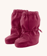Mamalila baby allrounder winter booties in berry pink colour available at Babipur.