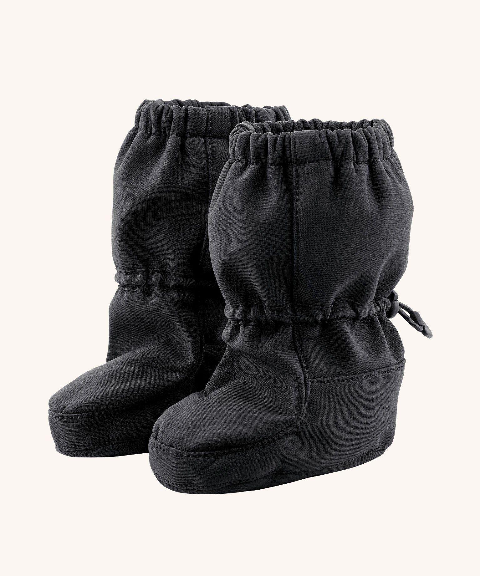 Mamalila baby allrounder winter booties in black colour available at Babipur.