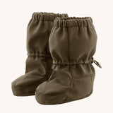 Mamalila  baby allrounder winter booties in the khaki green colour available at Babipur.