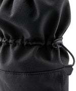 A close up of the Mamalila  baby allrounder winter booties in black available at Babipur showing the toggle detail