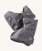 The Mamalila babywearing winter baby booties in grey